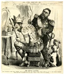The Royal Tattoo, 1875 (trägravyr)